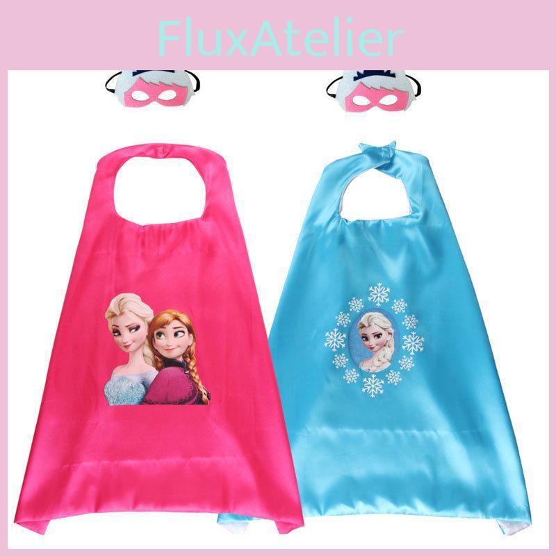 Набор детских плащей супергероев ярких цветов и из высококачественных тканей для веселой игры