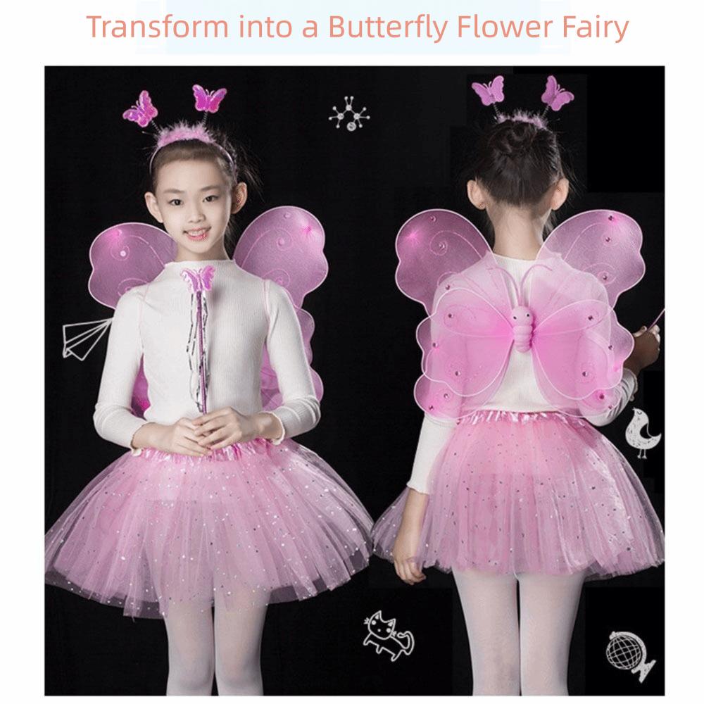 Luminous LED Fairy Themed Costume Set Light Up Princess Dress Costume Halloween