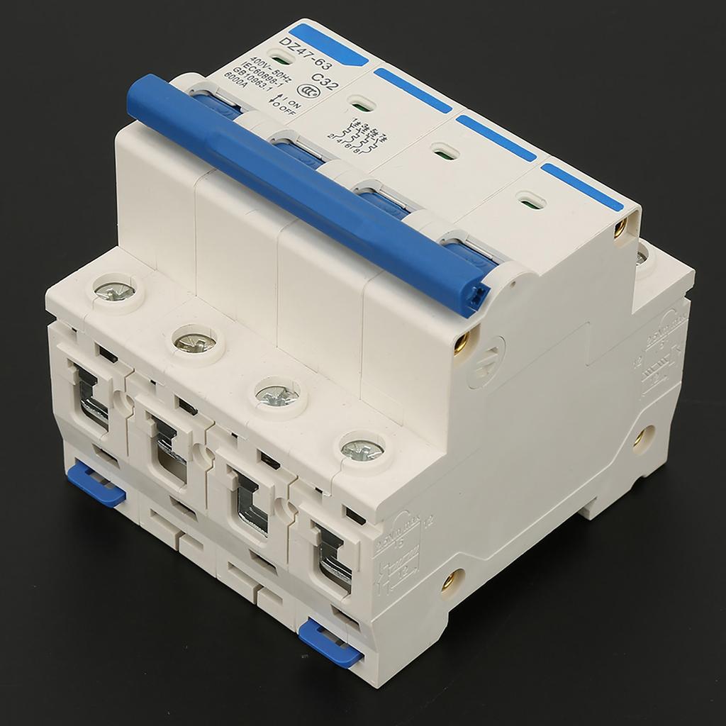 DZ47‑63 4P 32A 400V Миниатюрный УЗО УЗО