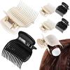 12pcs Hair Rollers Clip For Rollers Hot Roller Clips Hair Curler Claw Clips Salon Insulation Clip Black/white Color