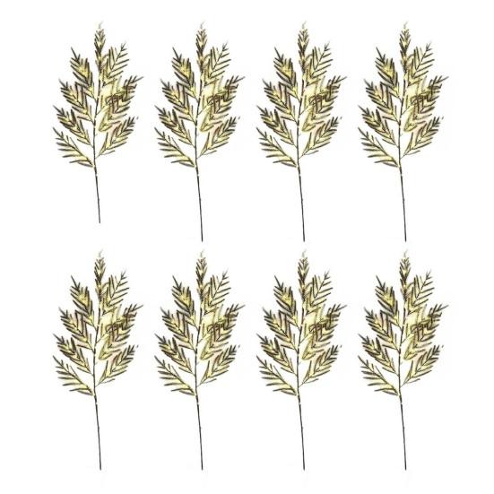 Светящиеся рождественские ветки норфолкской сосны на батарейках, предварительно освещенные сосновые стебли, искусственные сосновые иголки и ветки для самостоятельного изготовления венков, наполнители для ваз, для использования в помещении