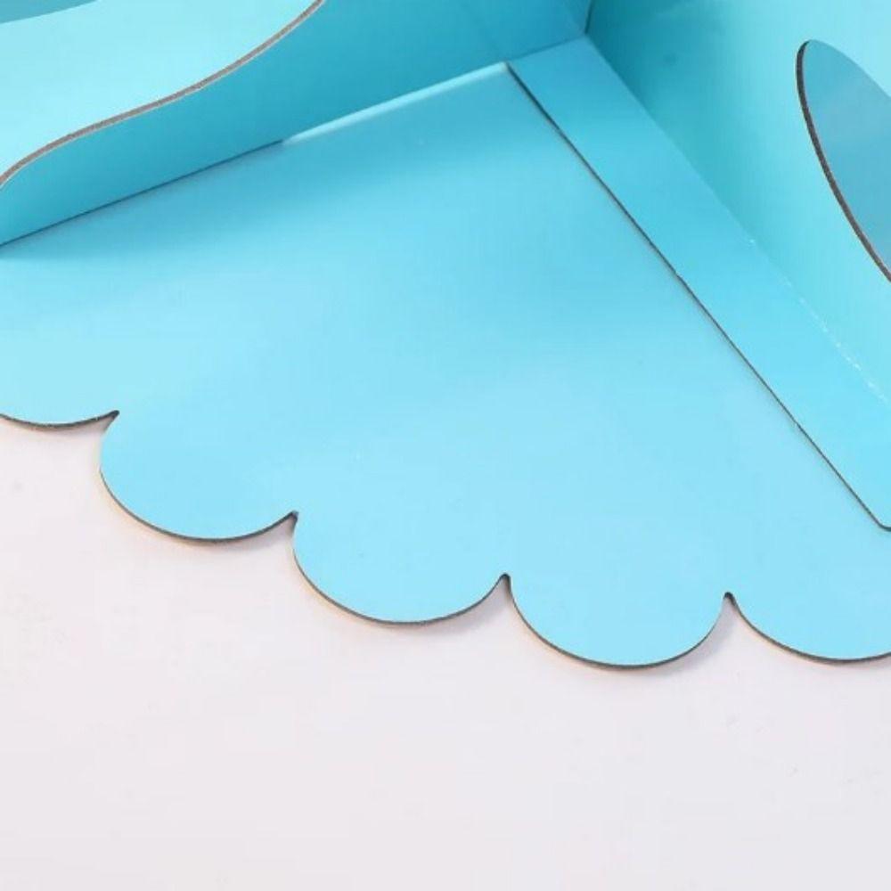 Disposable Gilded Cake Stand Safety Dessert Display Rack Creative Paper Cake Tray Dessert Serving