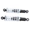 2Pcs Shock Absorber 250mm Hole Distance 450lbs Load Bearing Adjustable Damping for 50cc 70cc 90cc 110cc Dirt Pit Bike
