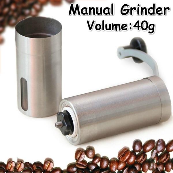 Кофемолка Мини из нержавеющей стали Ручная ручная кофемолка Мельница Crocus Grinders