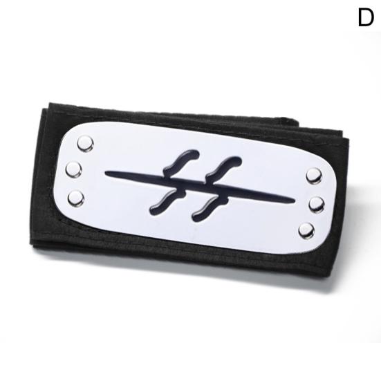 Наруто Коноха логотип лоб повязка на голову протектор головной убор тюрбан косплей декор