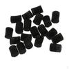 20pcs Saxophone Bumper Felts Repair Parts for Alto Tenor Soprano Sax - Black