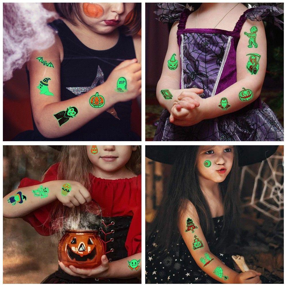 Body Glowing In Dark Party Decorations Temporary Tattoo Disposabl Tattoo Luminous Tattoo Sticker