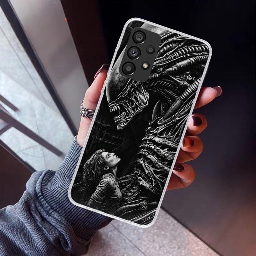 Cool A-Alien X-Xenomorph Phone Case For Samsung Galaxy A12 A52S A42 A32 A22 A51 A50 Note 20 Ultra 10 S10 Plus A71 A70 A31 A30 A1