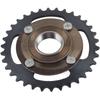 Electric Tricycle Chainring 420 34T Chain Sprocket Toothless Flywheel for ATV Go?kart