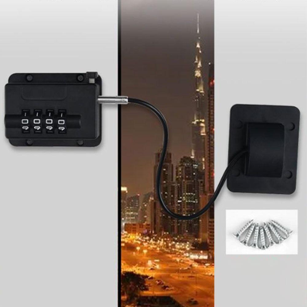 No Drilling Baby Safety Lock Anti-pinch Hand Cabinet Lock Window Digital Password Lock for Home