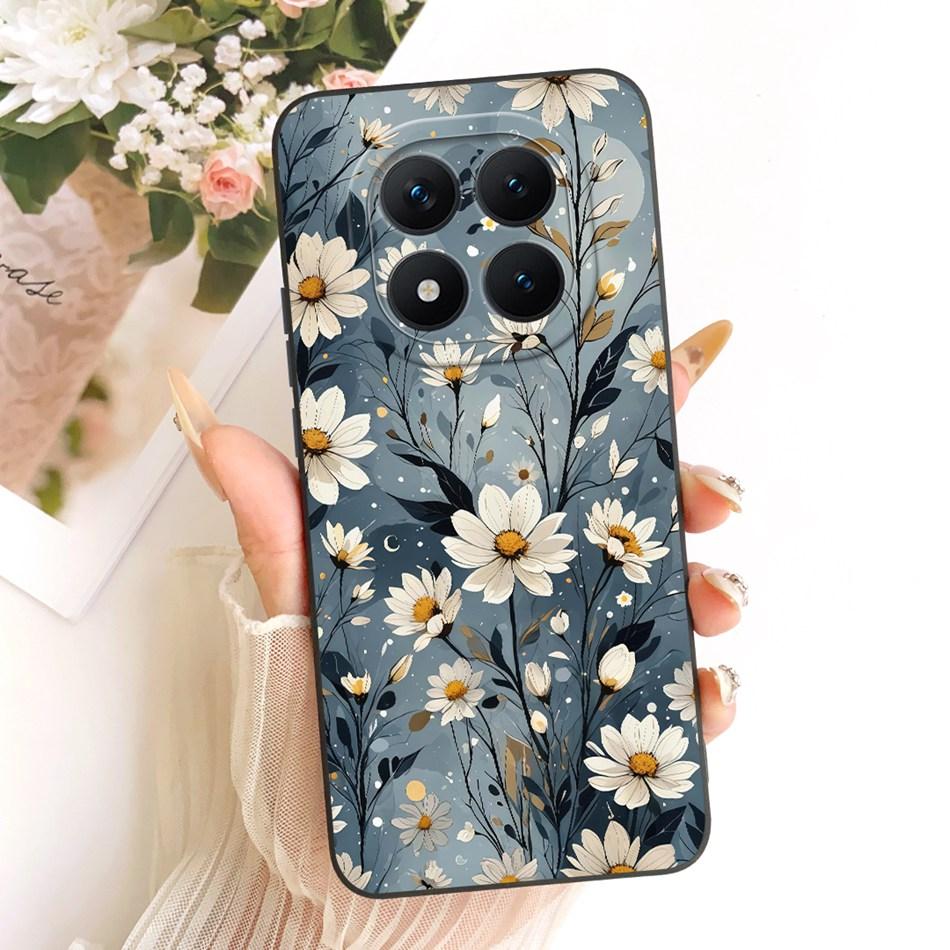 For Xiaomi Redmi Note 15 Pro+ 15Pro 5G Cute Cat Flower Cartoon Phone Case For Redmi Note 15 Pro Plus 5G Soft Silicone Bumpers