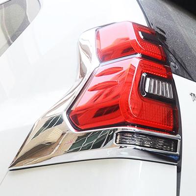 Совместим с 18 моделями Toyota Prado Land Cruiser: Хромированная крышка заднего фонаря и задней фары.