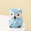 Керамическая аромалампа-сова Экологичная жаростойкая подставка для благовоний и свечей Расслабляющий контейнер для благовоний ручной работы Декор для дома