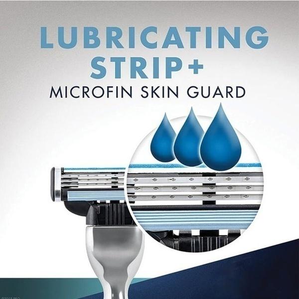 1 держатель + 4 шт., комбинированное лезвие, повышение качества, 3-слойная комбинированная бритва, мужская бритва для удаления волос