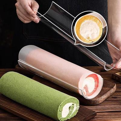 Полукруглый фиксатор для формирования рулета из бисквита, акриловый инструмент для выпечки, новая форма для торта