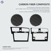 For Volkswagen Golf 7 VW Gti Mk7 2014- Car Accessories Interior Sticker Real Carbon Fiber Center Console GPS