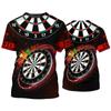 Крутой дизайн, футболка Dart League для мужчин, спортивная футболка, 3D подарки в дартс, футболки с принтом, женская одежда, забавные топы для мальчиков y2k
