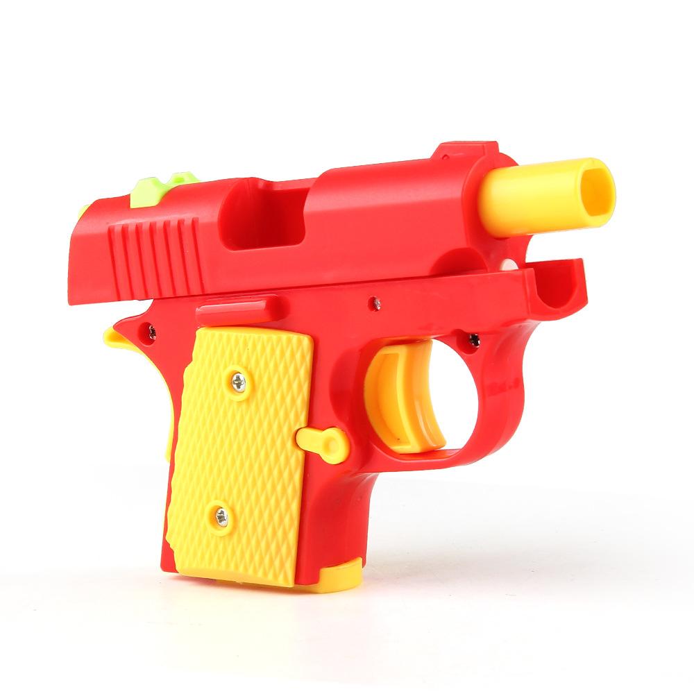 New Strange Toy Radish Gun M1911 Toy Gun, Gravity Reloading Radish Gun Toy 3D Printed Small Pistol