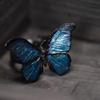 Vintage Realistic Butterfly Ring Shiny Opening Ring Stackable Dreamlike Butterfly Ring  Decoration