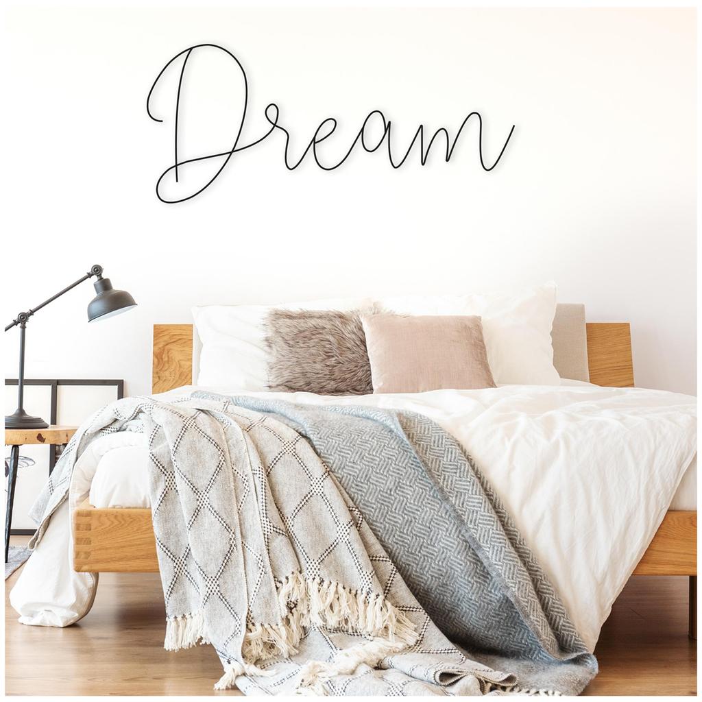 Les Trésors De Lily [A1079] - Металлическое украшение XXL «Мечта» черное - 100x32 см