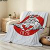 Doncaster Rovers FC Print Flannel Blanket, High quality Comfortable for All Seasons, Home Decor, Warmth and Comfort, Perfect for Christmas Gifts