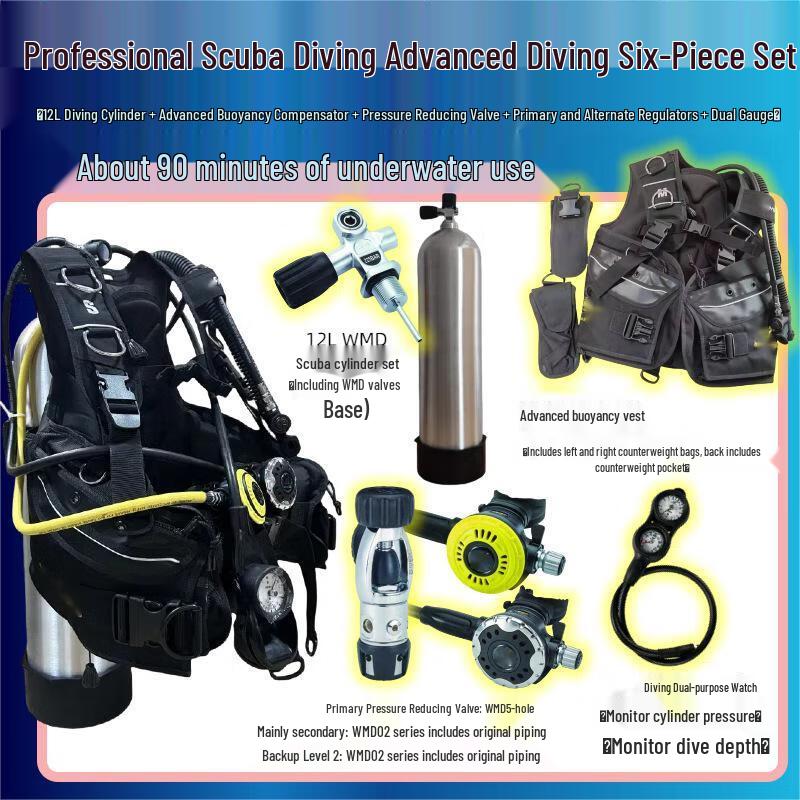 Scuba Diving Oxygen Tank & Emergency Gear