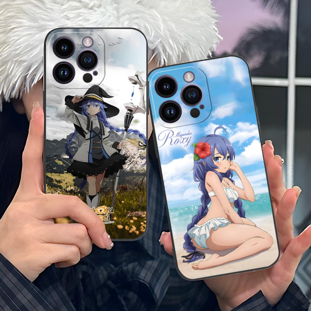 Чехол для мобильного телефона Mushoku Tensei Roxy для iPhone 17 16 15 14 13 12 11 X XR XS 8 7 Air Pro Max Plus Mini Цветной чехол Красивый