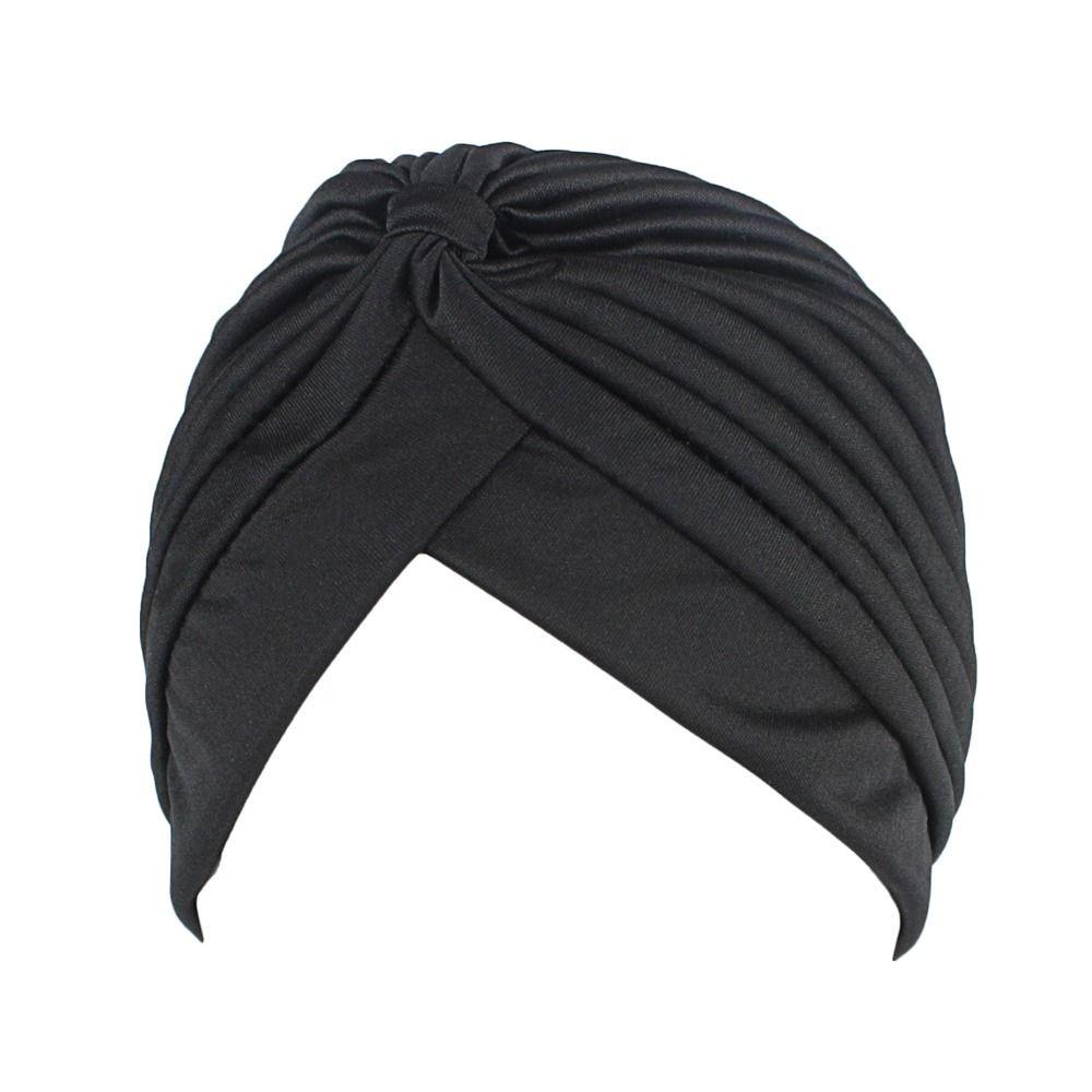 Шапки, шапки-бини, повязка на голову, тюрбан чистого цвета, детская национальная шапка для химиотерапии, хлопковая шапка, бандана