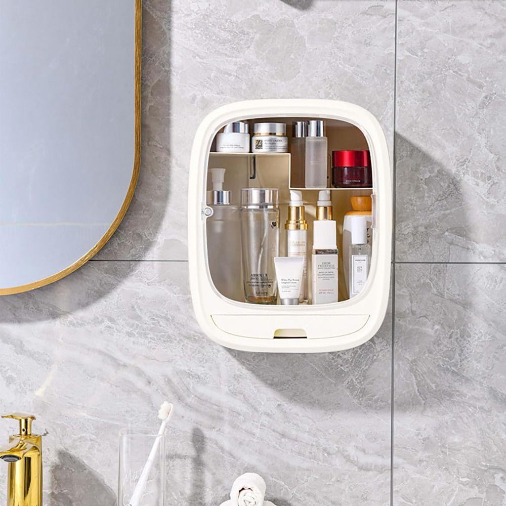 Wall-mounted Makeup Organizer Waterproof Storage Box High Quality Cosmetic Display Cases Bathroom
