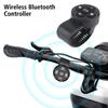Steering Wheel Remote Control Motorcycle/Bike Remote Button Helmet Earphone Handlebar Media Controller Wireless Bluetooth 5.3