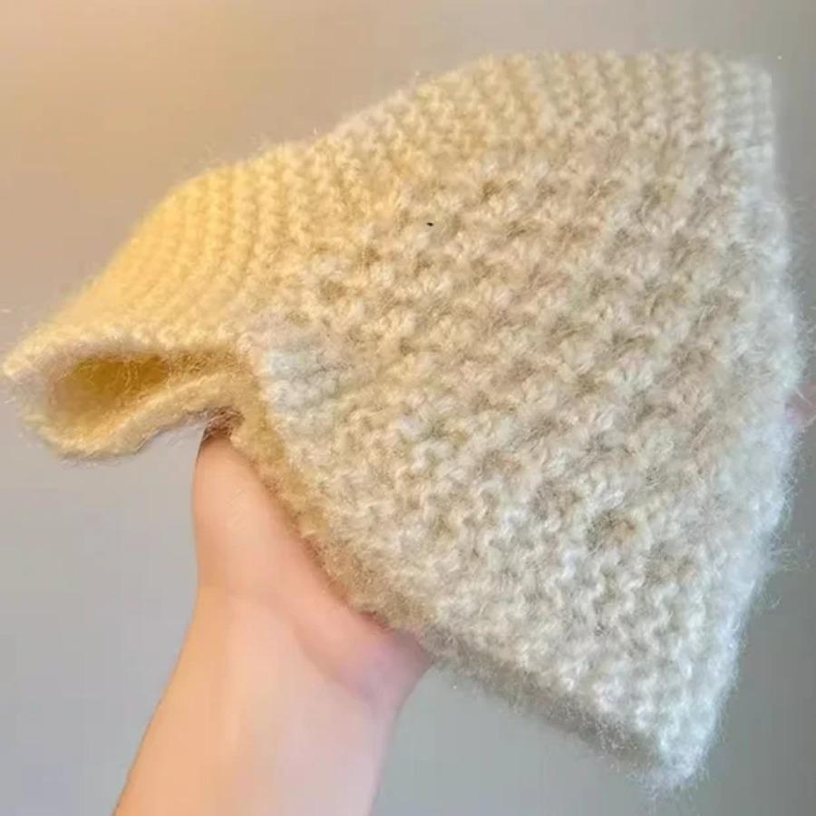 Зимняя теплая вязаная повязка на голову, ветрозащитная шерстяная вязаная теплая повязка для волос, повязка на голову на холодную осень, термоусадочная повязка для ушей, аксессуары для волос