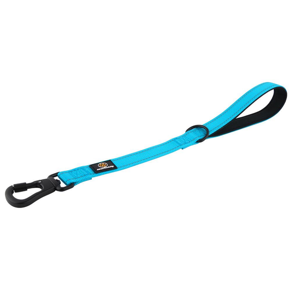 Короткий поводок для дрессировки из нейлона для средних и крупных собак - прочный тяговый трос