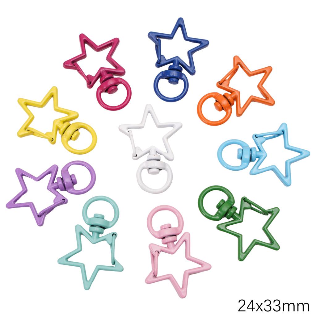 5-100 шт. Сплав Окрашенный спреем Брелок Брелок Карабин Кольцо для ключей Для DIY Ювелирных изделий Ключи Кошельки Украшения