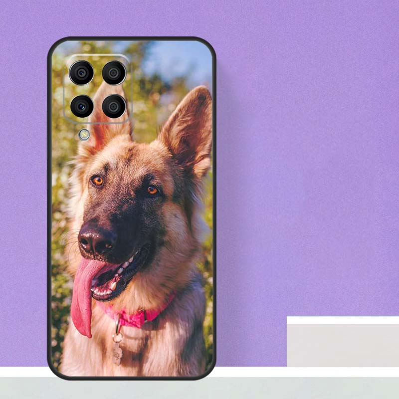 Немецкая овчарка для Samsung Galaxy M15 M55 M13 M33 M53 M21 M31 M51 M30s M20 M14 M34 M54 M12 M32 M52 чехол