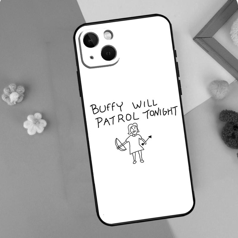 Buffy the Vampire Slayer Phone Case For iPhone 16 15 14 13 12 11 Pro Max Plus Mini XR 16e Funda Silicone Back Cover