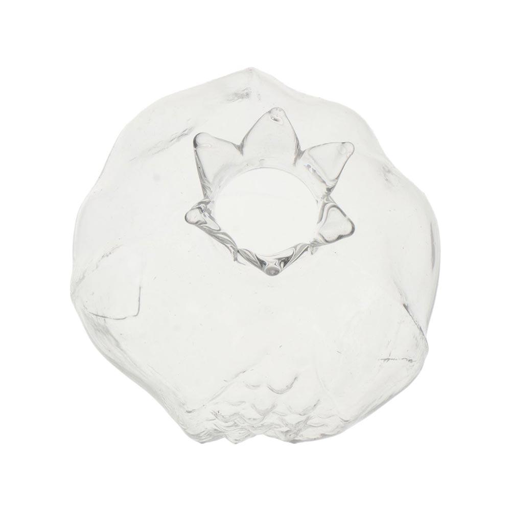 Прозрачная гранатовая стеклянная ваза Красная фруктовая ваза Креативная гидропонная ваза для цветов Настольная