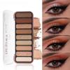 Палитра теней для век Nine Matte Pearl Earth Color, водостойкая, Fine Flash Box, премиум-палетка теней для век, макияж для глаз, макияж для глаз
