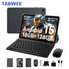 TABWEE T80 Set Android 15 6GB RAM 128GB ROM Tablet 10.1 Inches 1280x 800 FHD Display Octa Core UMS312(T310) PC Tablet