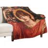 A Vision of Fiammetta Dante Gabriel Rossetti 1878 Pre-Raphaelite Art Throw Blanket Large Plaid Softest Sleeping Bag Blankets