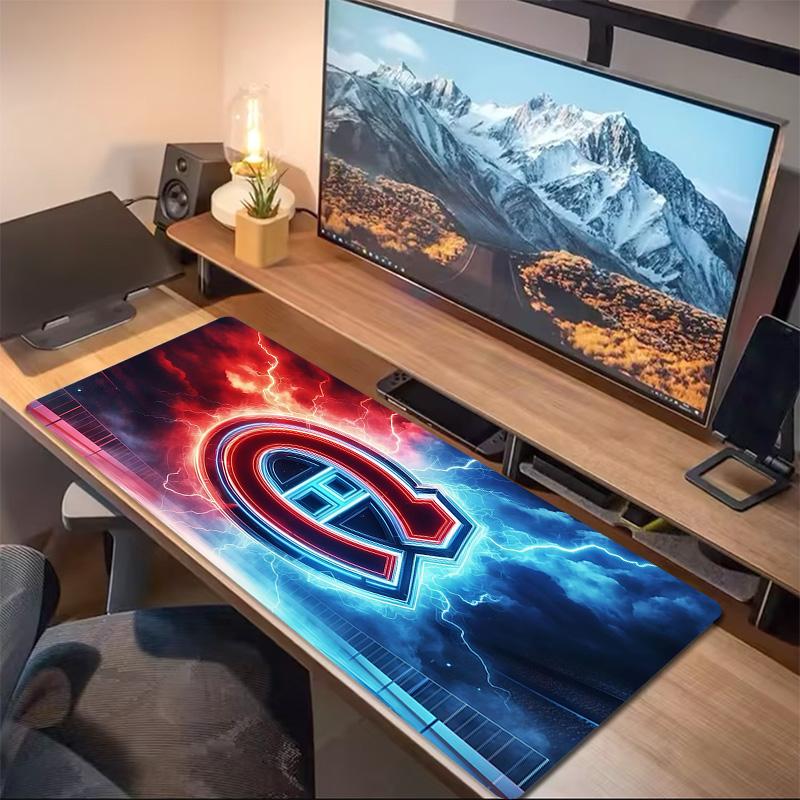 Montreal Canadiens2 Print Cushion Non-slip Laptop Tablet Big Mousepad XXL Mat Mini PC Playmat With Lock edge