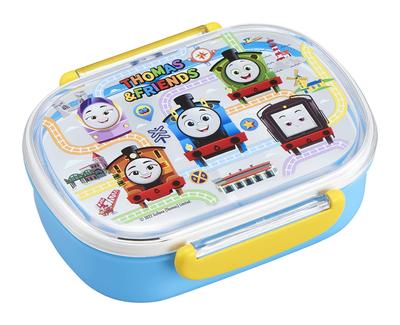 OSK Bento Box Коробка для завтрака с паровозиком Томасом и сердцевиной 360 мл Сделано в Японии Можно мыть в посудомоечной машине В комплект входит прокладка замка Стильный, крутой, унисекс