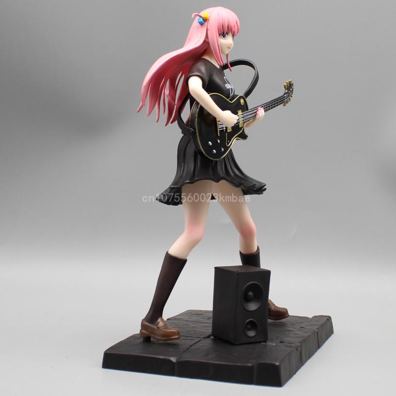 Gotoh Hitori Figure The Rock Guitar Hero 23cm PVC Action Figures Cool Girl Model GK Statue Collection Desktop Decoration Gift