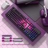 Механическая клавиатура Makima Esports - Проводная, Бесшумный синий переключатель, 104 клавиши, Стильный дизайн для офиса и игр.
