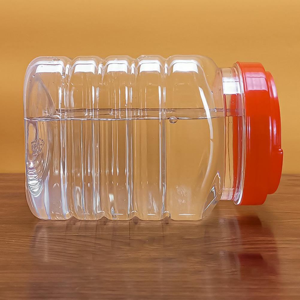 2 шт. банка для хранения бобов, дозатор меда, жидкая еда, пластиковая бутылка для джема, контейнер для риса