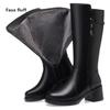 Женские сапоги, женские зимние ботинки большого размера из натуральной кожи, теплые женские высокие сапоги из натуральной шерсти