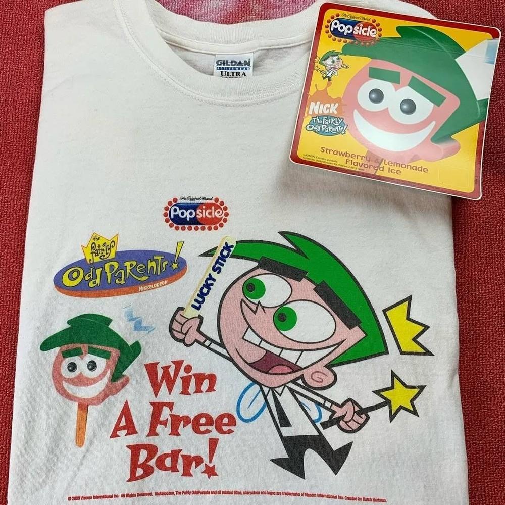 Ретро Графическая футболка The Fairly OddParents Промо Унисекс S5XL Унисекс Футболка