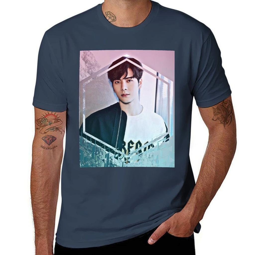 Jackson Got7 Edit TShirt Basic Comfort Fit TShirt for Men