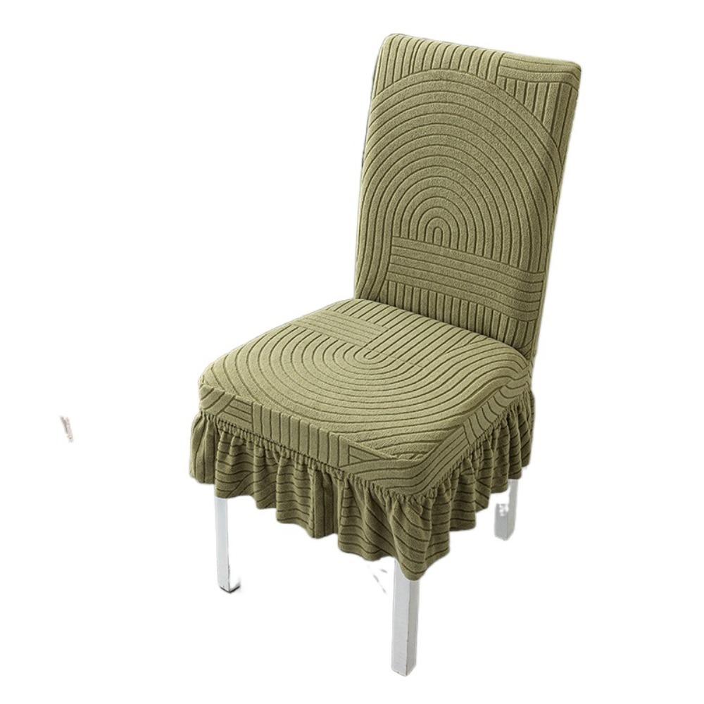 Эластичный жаккардовый чехол на обеденный стул, высокоэластичный чехол на сиденье/табурет, чехол на спинку, гостиная