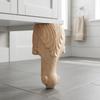 Solid Wood Wooden Furniture Feet Brown European Carved Legs Sofa Replacement Legs  Table