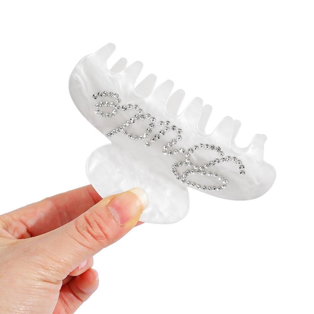 Bridal Shower Decoration Bride Letter Hair Claws Hair Claw Clips  Party Supplies